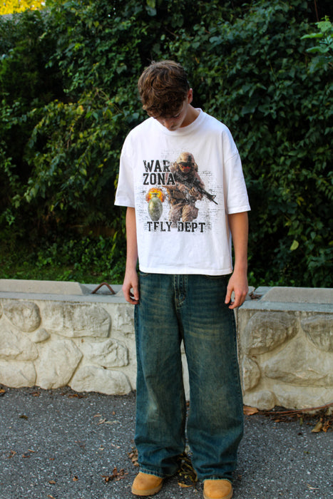 "TFLY DEPT" graphic tee