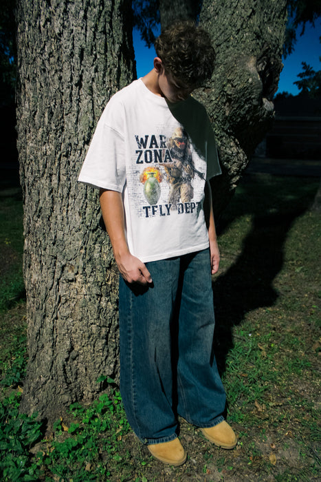 "TFLY DEPT" graphic tee