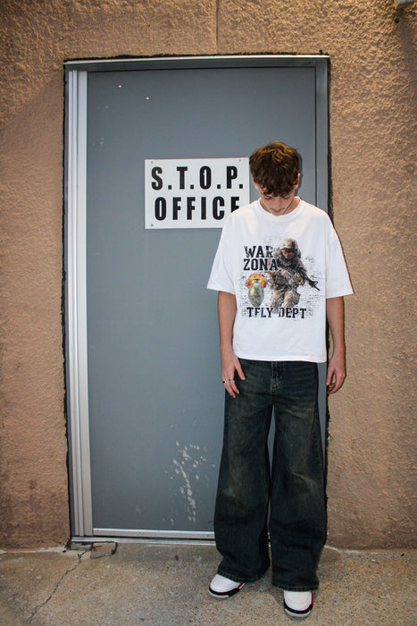 "TFLY DEPT" graphic tee
